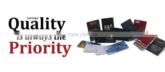 Blank Plastic CR80 hico magnetic card with barcode