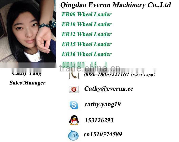 EVERUN brand CE Hoflader ER08 with Snow bucket
