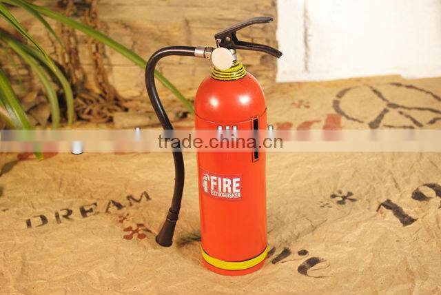 Metal fire extinguisher model with paint