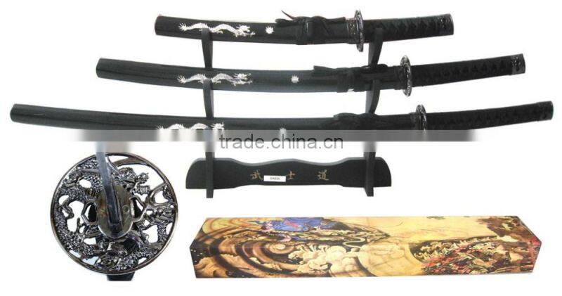 Hand forged Japanese sword Katana Matrix Tsuba Very Sharp