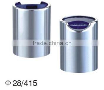 UV 7109 Top cap for bottle press disc lid for cosmetics, 28/415 disc top cap*
