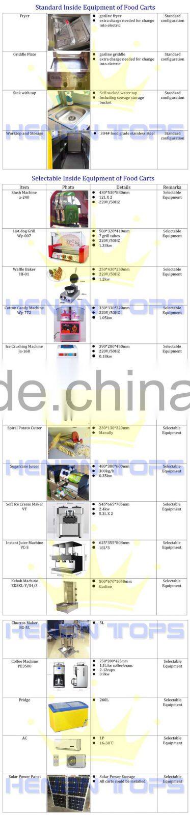 Caravan Trailer Fast Food Kiosk Used Vending Mobile Tricycle