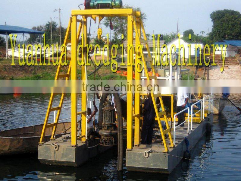 100 - 300 cub/h underwater dredging machine for river cleaning and construction