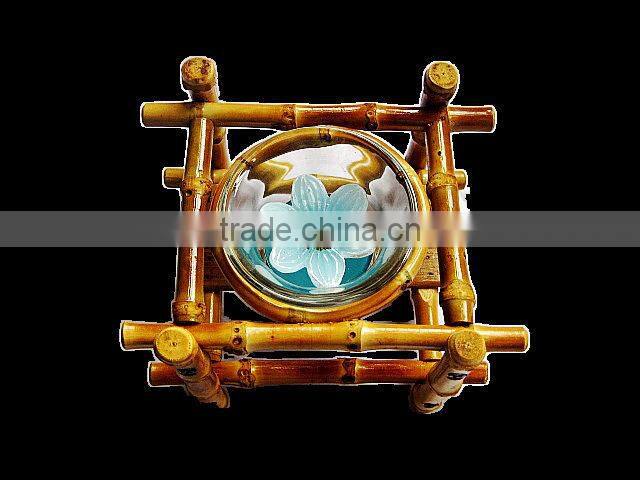 Bamboo Craft Candle Holder