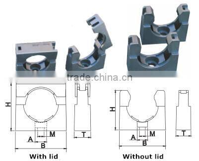 High quality plastic flexible pipe brackets