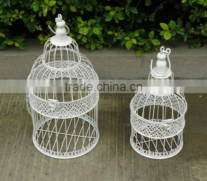 shabby chic western handmade square iron canary bird cage