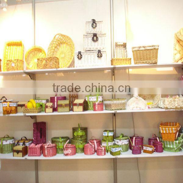 100%handmade craft exquisite wicker/willow indoor flower basket