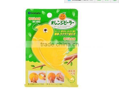 CY146 Orange Peelers Zesters Opener practical Lemon Fruit Slicer Bird Shape Fruit Stripper Opener