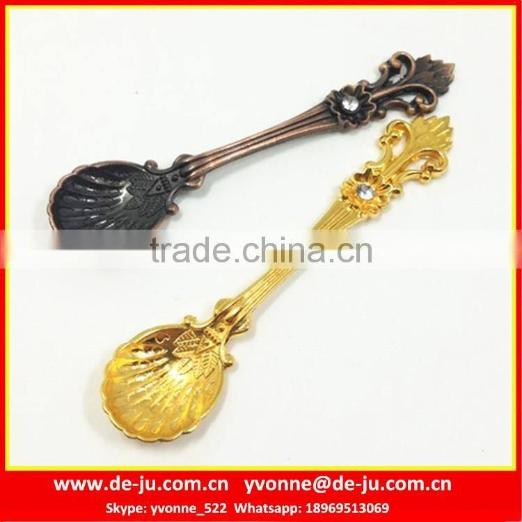 Artificial Diamonds Decorative Coffee Stirring Spoon