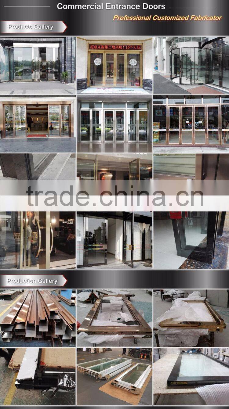 Customized Commercial Stainless Steel Door Frame For Building Entrance Door