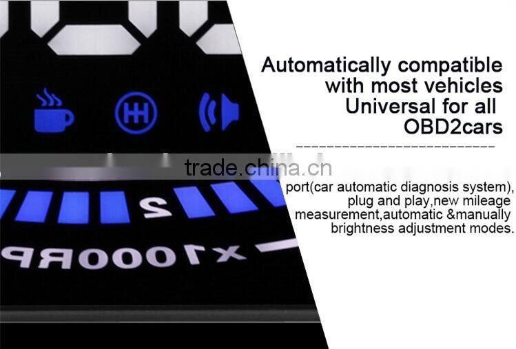 New Wholesale OBD HD Colorful Big Screen Display Universal Head Up Display For Car Cheap Price