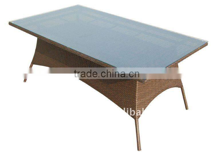 Dinning room furniture Glass tables and chairs for events aluminium