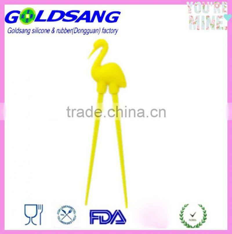 Swan shape Learning trainer Silicone Chopsticks holder