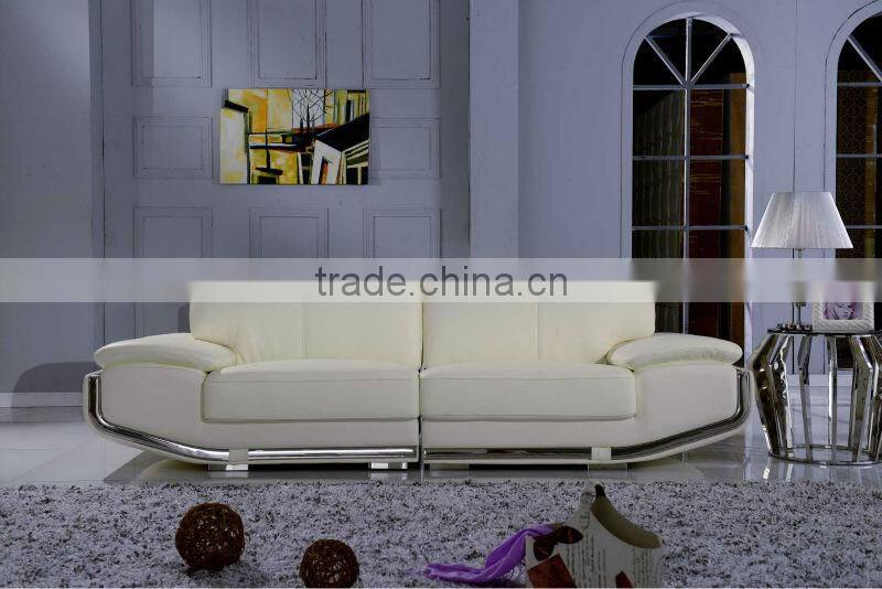 2015 Latest living room high end Italy leather modern sofa SF012