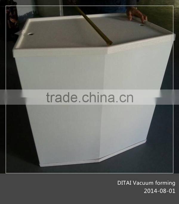 Customized thermoforming plastic promotional display unit