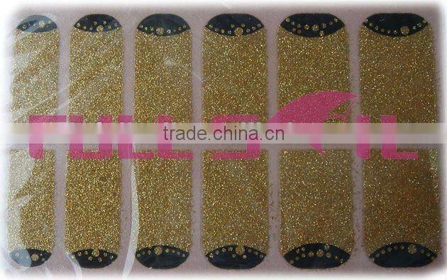 beauty sticker nail glitter wraps art decal for party