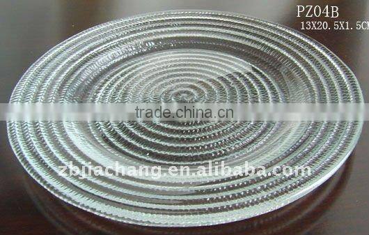 glass charger plates