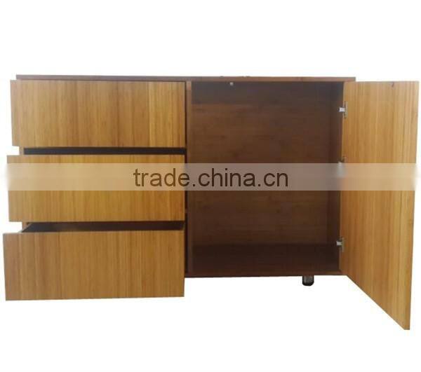 Solid bamboo furniture sideboard storage cabinet