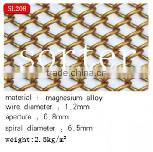 wire mesh curtain metal coil drapery for room divider