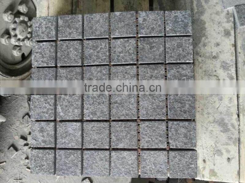 Black Granite Mesh Paving Cheap Black Paver Granite Paving Stone