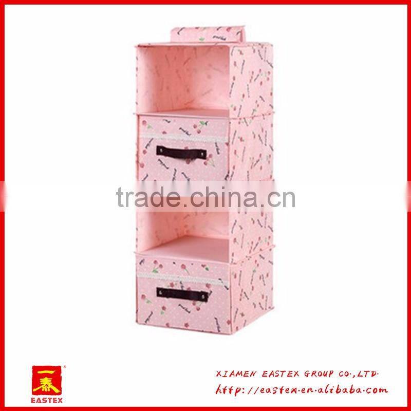 Foldable hanging storage boxes,clothes scarf pants socks hanging receive bag
