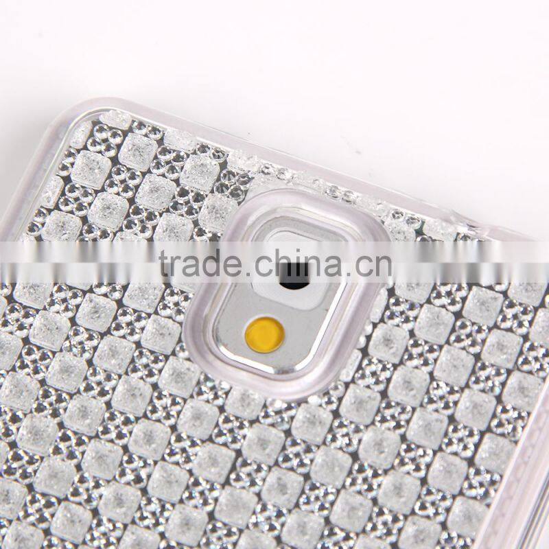 TPU new design diamond stone phone case for Samsung NOTE 3