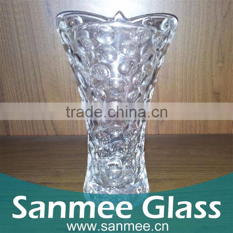 Geometric glass vase holders cheap,glass vase,glass mosaic mirror vase