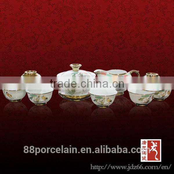 Bone china high quality home decoration porcelain tea set with royal collection for best sale