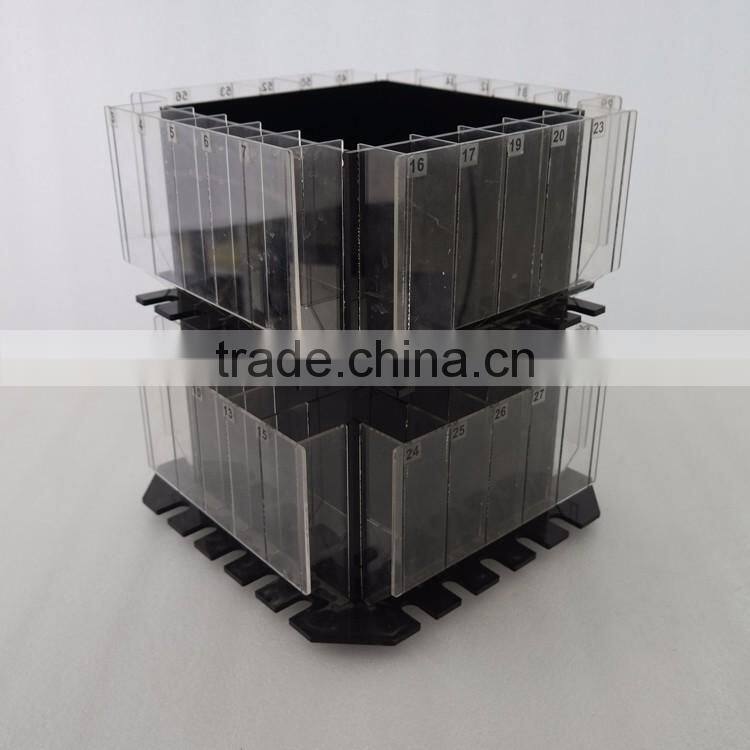 2017 whole sale custom acrylic shelf display case