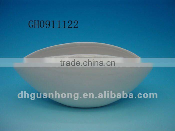 New design round grey DeHua ceramic flower pot