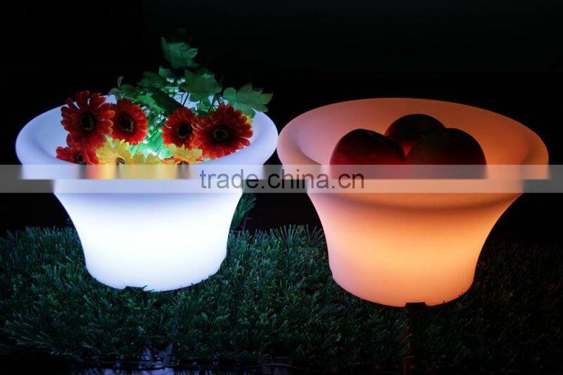 LED flower pot wine storage plastic home furniture