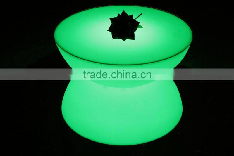 led outdoor furniture, fashionable led coffee table, elegant cafe furniture with led light