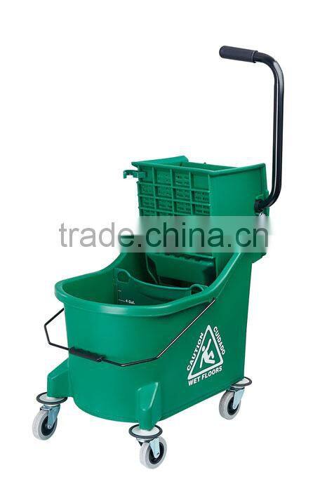 good use strong durable cleaning bucket with wheels for hotel