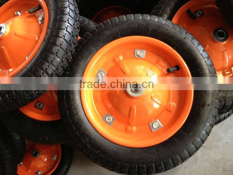 Pneumatic wheel barrow wheel 3.00-8