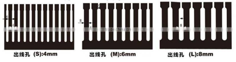 High quality insulation 40*30mm gray square PVC wiring duct