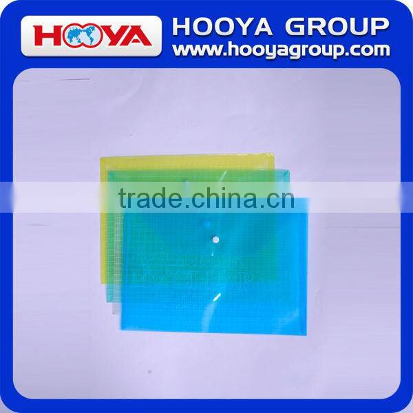 wholesale promotional cheap stationery transparent plastic document bag