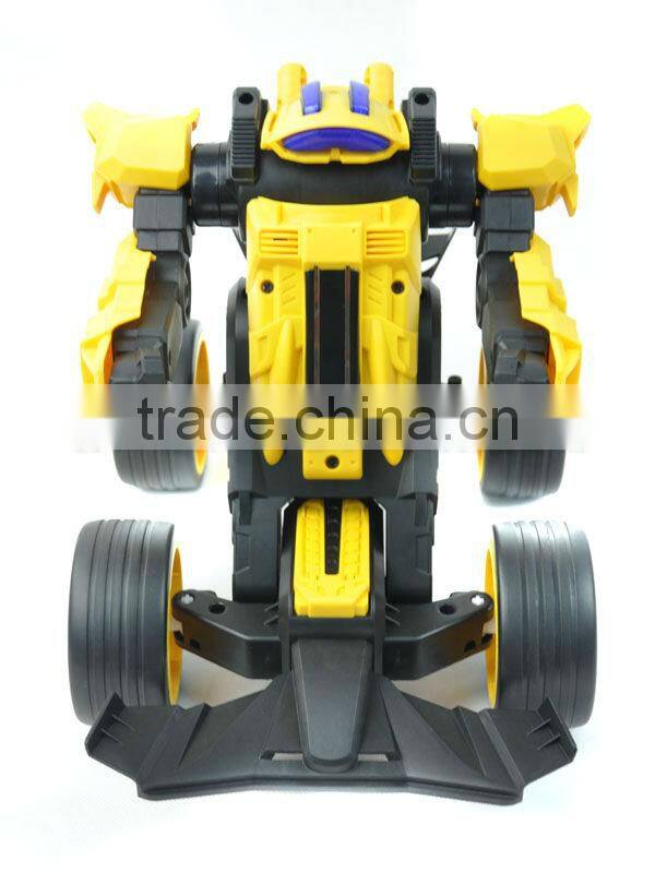 New Product 4 CH Radio Control Robot Car transform robot toy
