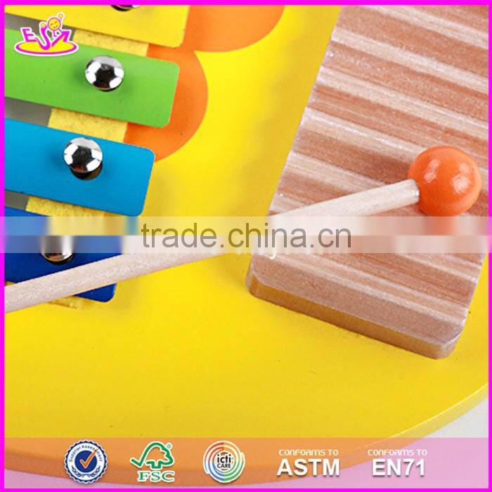 2017 New design educational toys wooden child's xylophone for sale W07C059