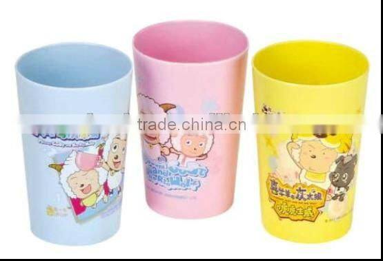 plastic cartoon cup/plastic baby cup/Pleasant Goat