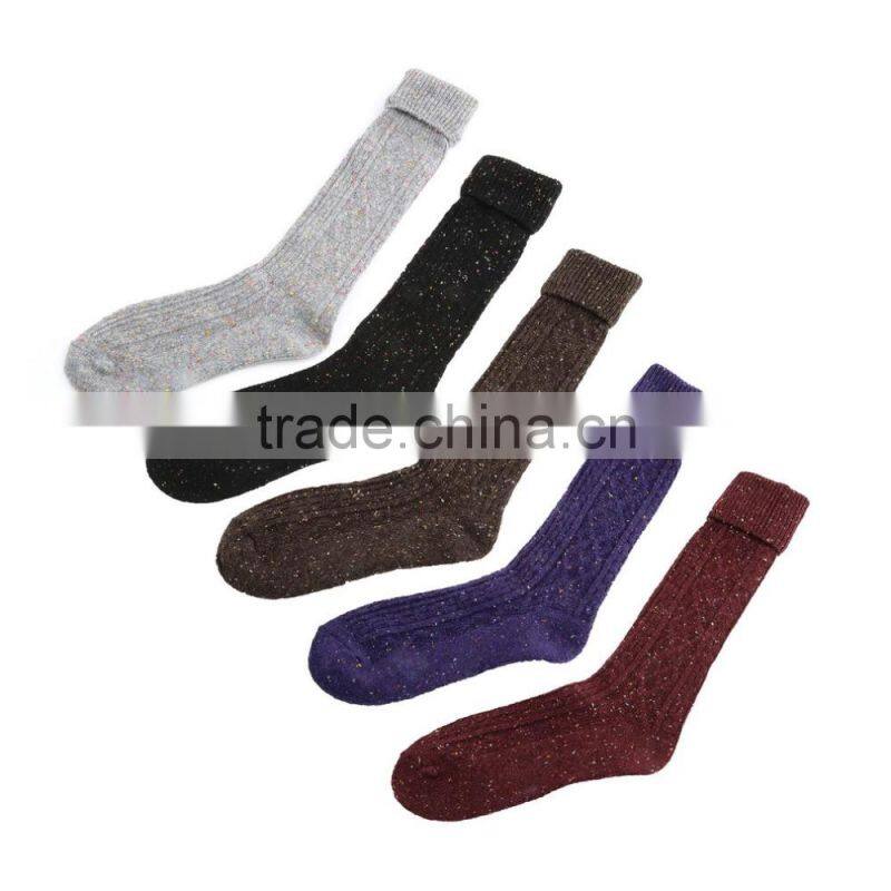 Fashion Sex sock Sexy Women Lace Boot Socks for Women Warm Women's Dot Wool Blend Long Knee High Winter Boot Socks New