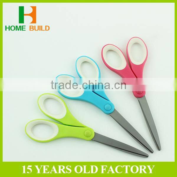 Factory price HB-S7100 Soft Handle Paper cutting Scissors