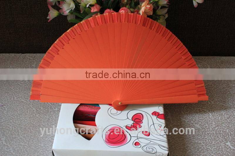 Promotional Spanish wood crafts fan
