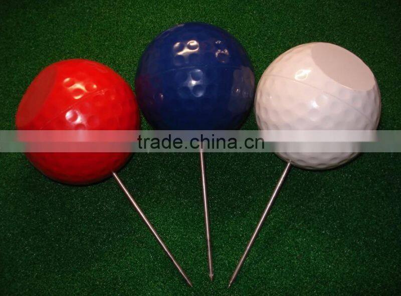 Red color special golf tee marker
