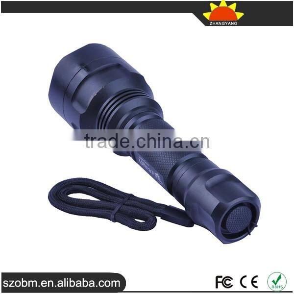 Green Light Flashlight Torch C8 Q5 560Lumens 1 Mode Tactical LED Flashlight Toch