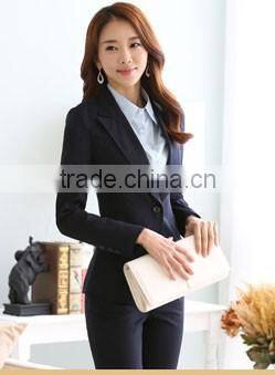 65% Polyester 35% Viscose Fabric Business Office Uniform Designs For Fat Women