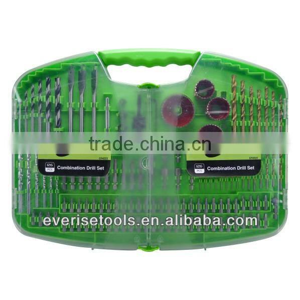 126pcs combination drill set/ drill combo kit