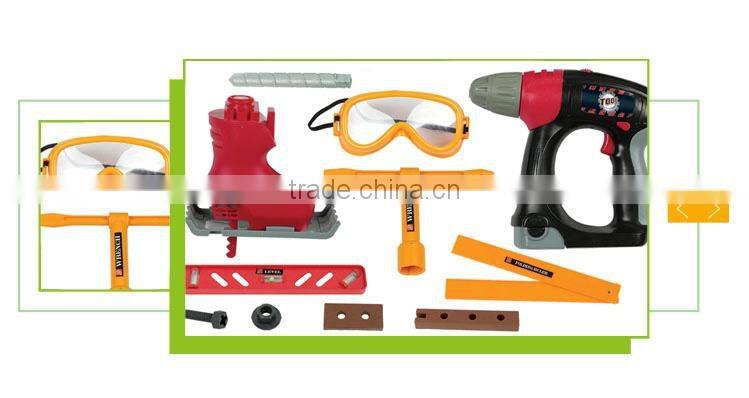High quality educational pretend play set tool box mechanic