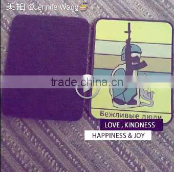 2017 cheap good quality custom pvc rubber 3d patch