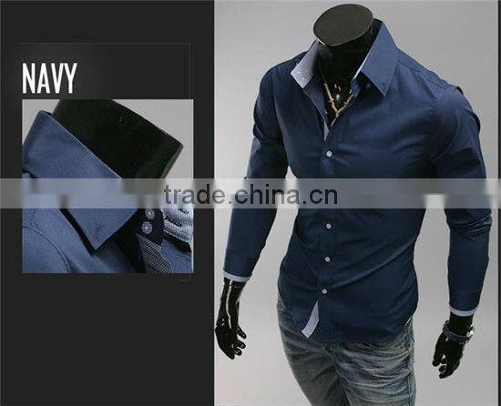 Slim fit shirt men china shirt stock wholesale italian design man shirts