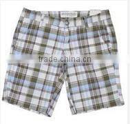 Summer men shorts with woven fabric 2015